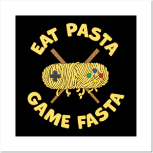 Funny Gaming Nerd Pasta Japanese Noodles Ramen Posters and Art